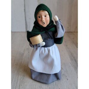 Byers 2001 green cape girl woman box vintage‎ xmas